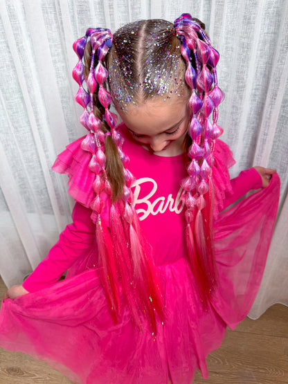 Sapphire Bubble Ponytail Set