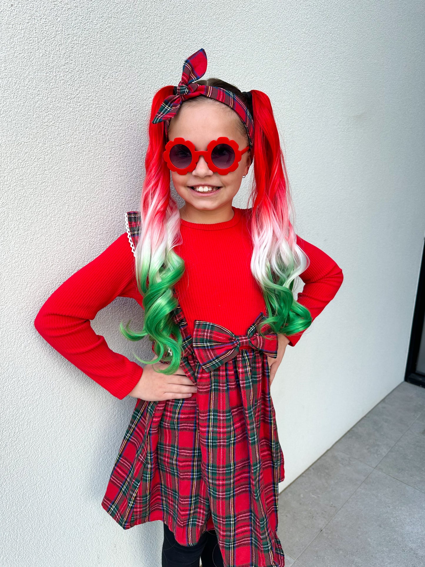 Festive princess ponytail