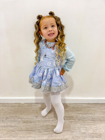 Hazelnut Ombrè Mermaid curl ponytail set