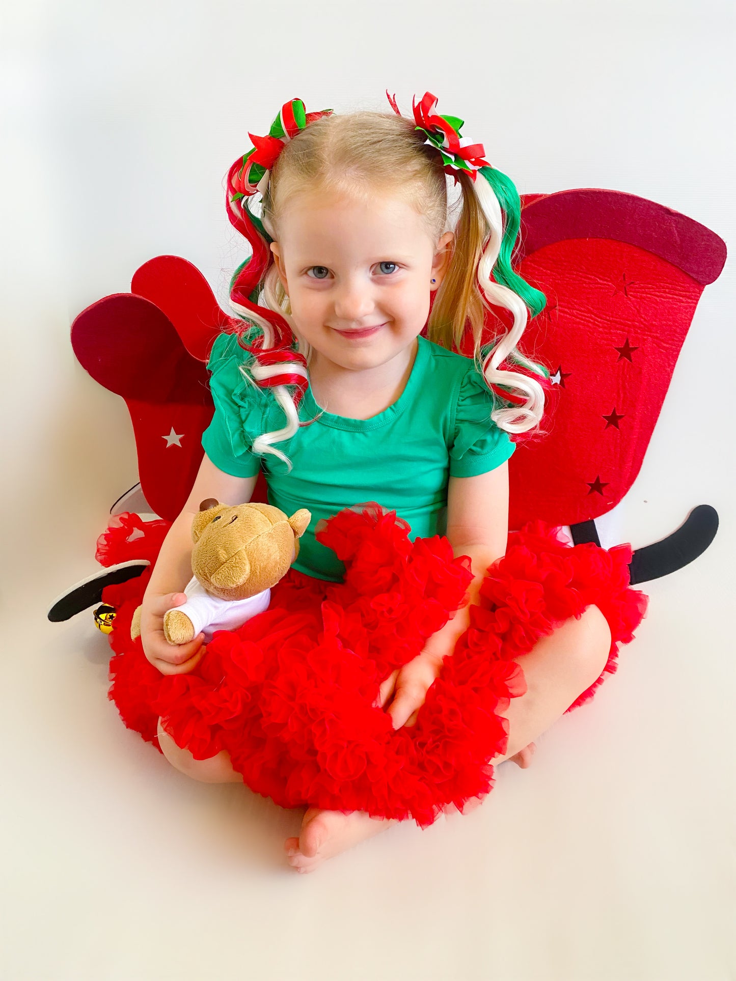 Candy Cane Curled MIDIS 45cm ponytail set