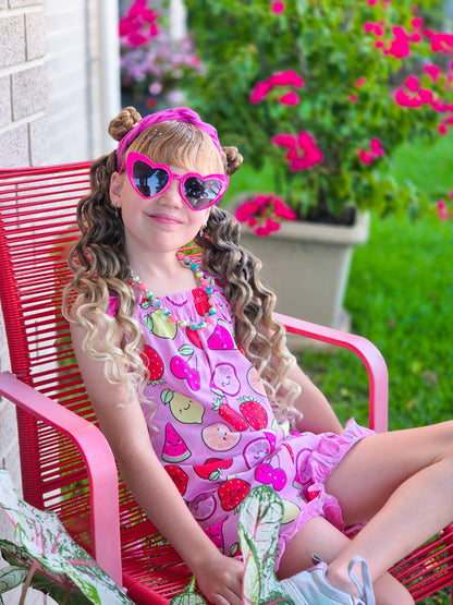 Hazelnut Ombrè Mermaid curl ponytail set