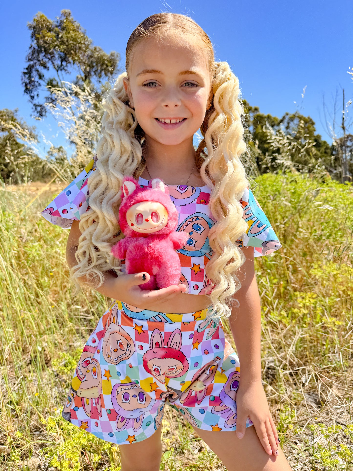 Vanilla Mermaid curl ponytail set