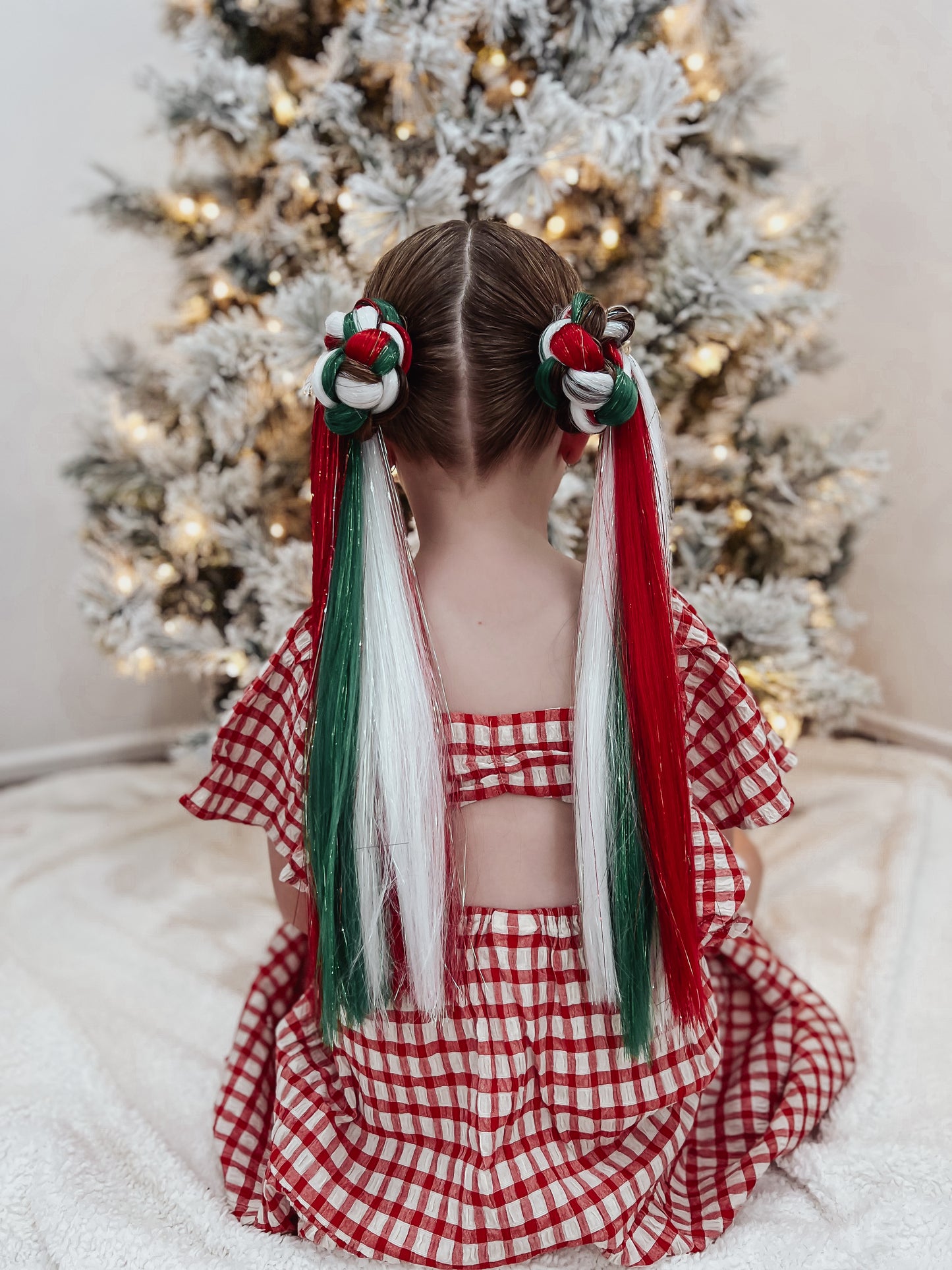 Candy Cane Shimmer braid set