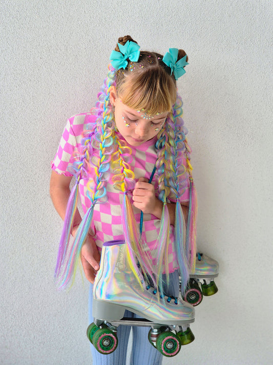 Electric Poppy Butterfly Braid Set