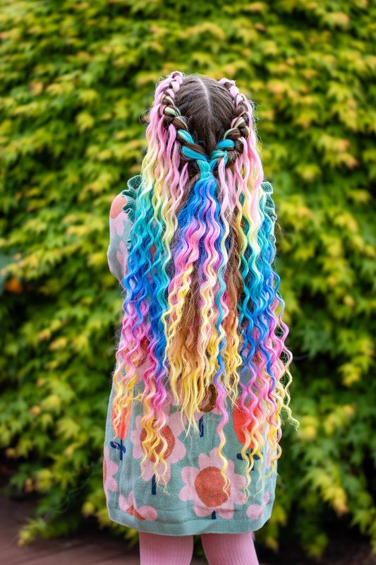 Lollipop mermaid wave braiding hair