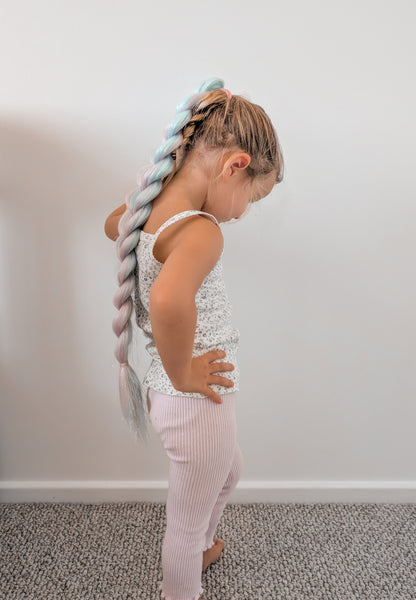 Moonlight Fairy Dragon braid ponytail