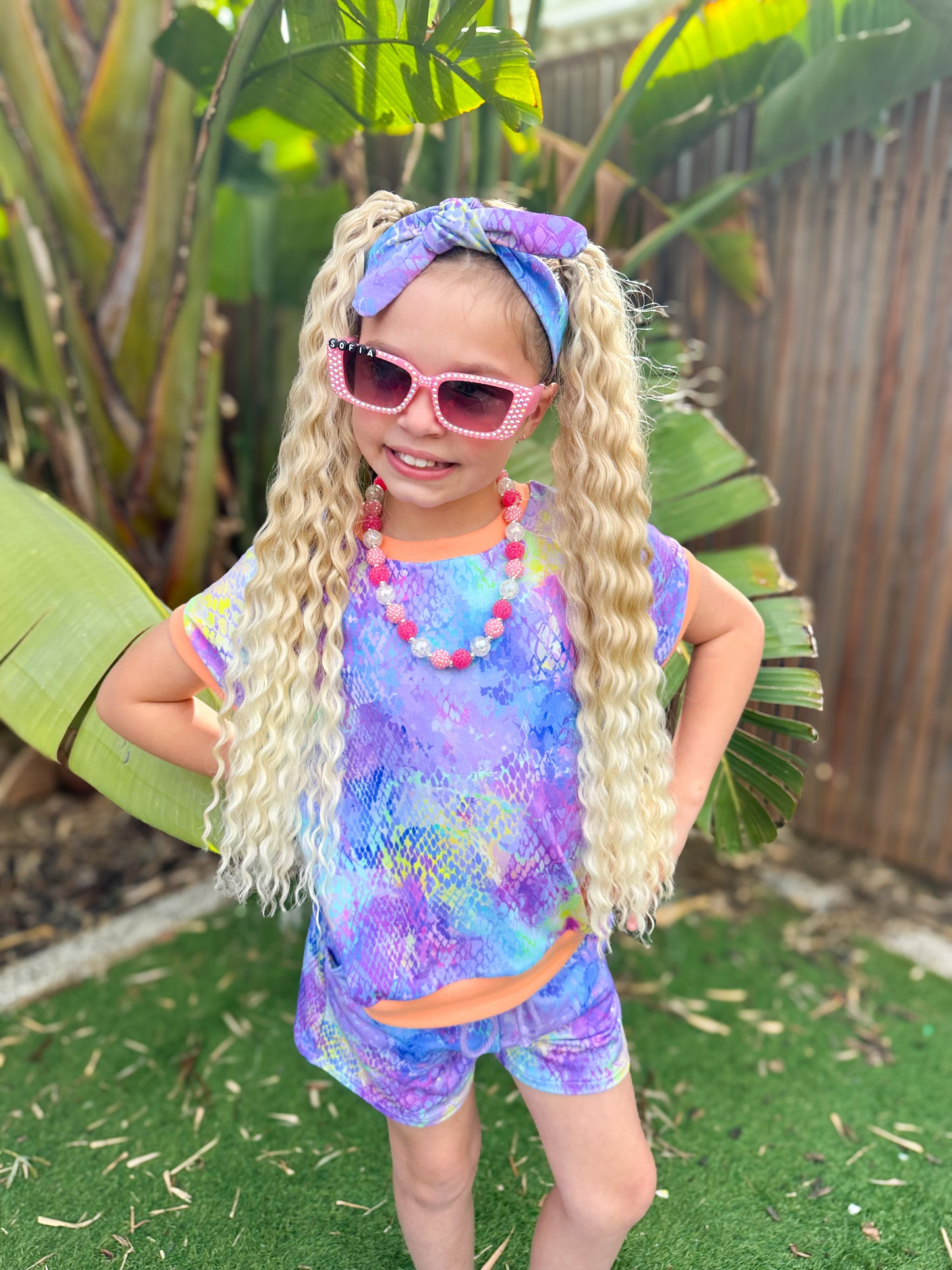 Buttercup ponytail set