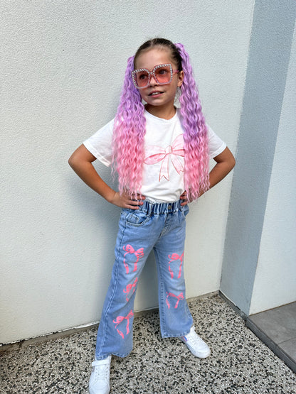 Candyfloss mermaid ponytail set