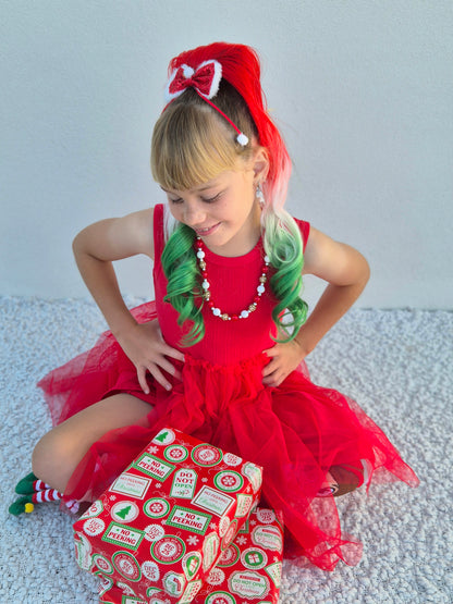 Festive princess ponytail