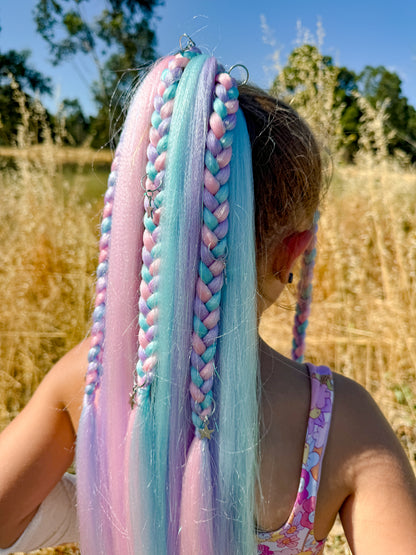 Cotton Candy Bling Queen Ponytail