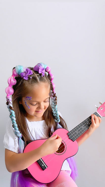 Bubblegum shimmer braid set