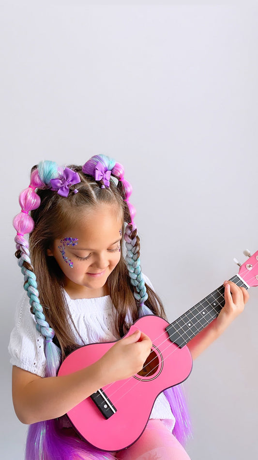 Bubblegum shimmer braid set