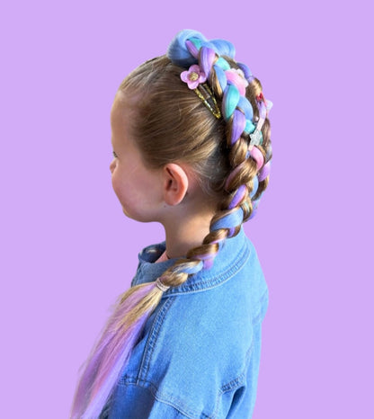 Cotton candy braid set