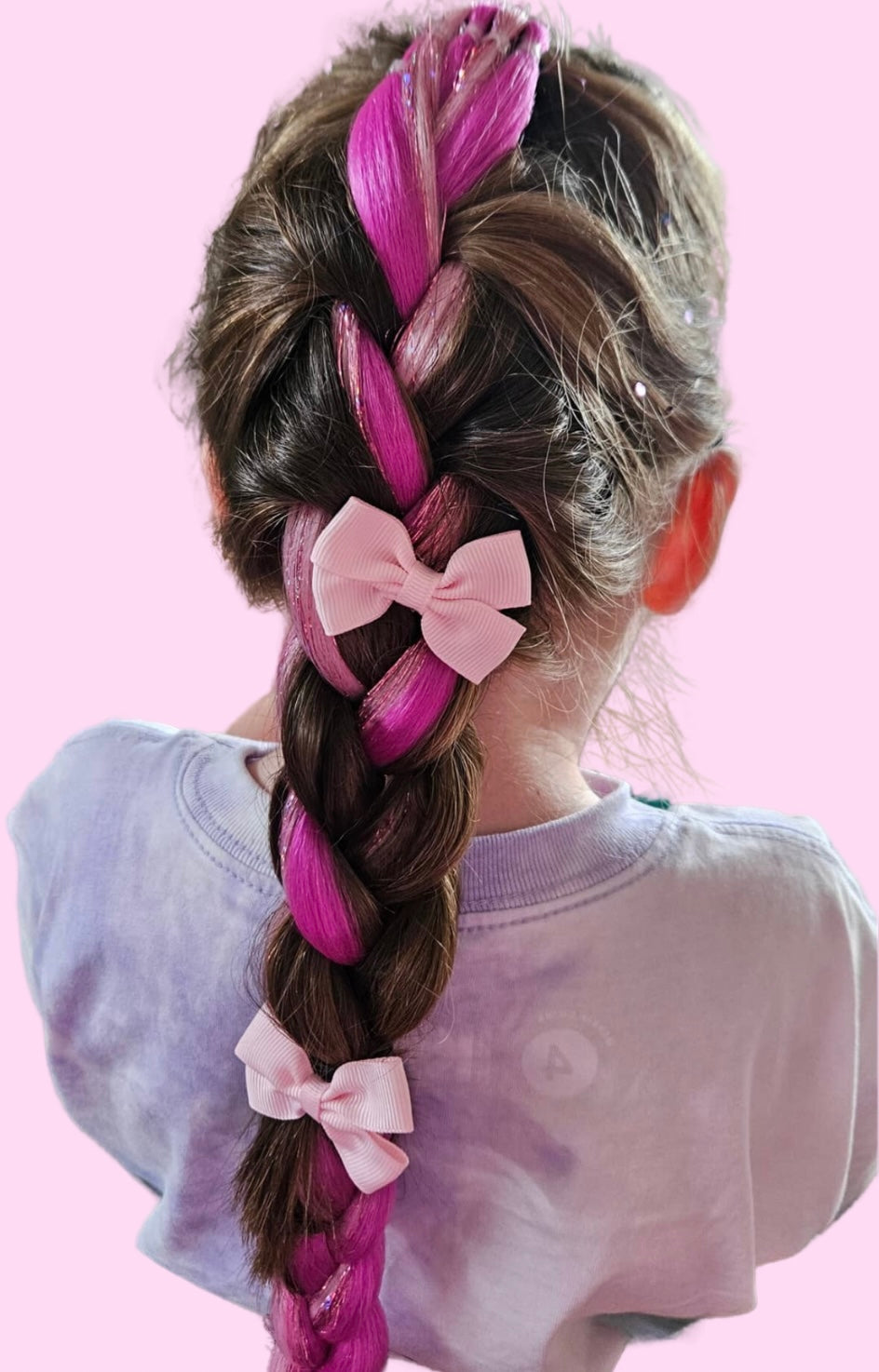 Barbie Pink Shimmer braid set