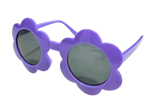 Kids flower sunglasses purple