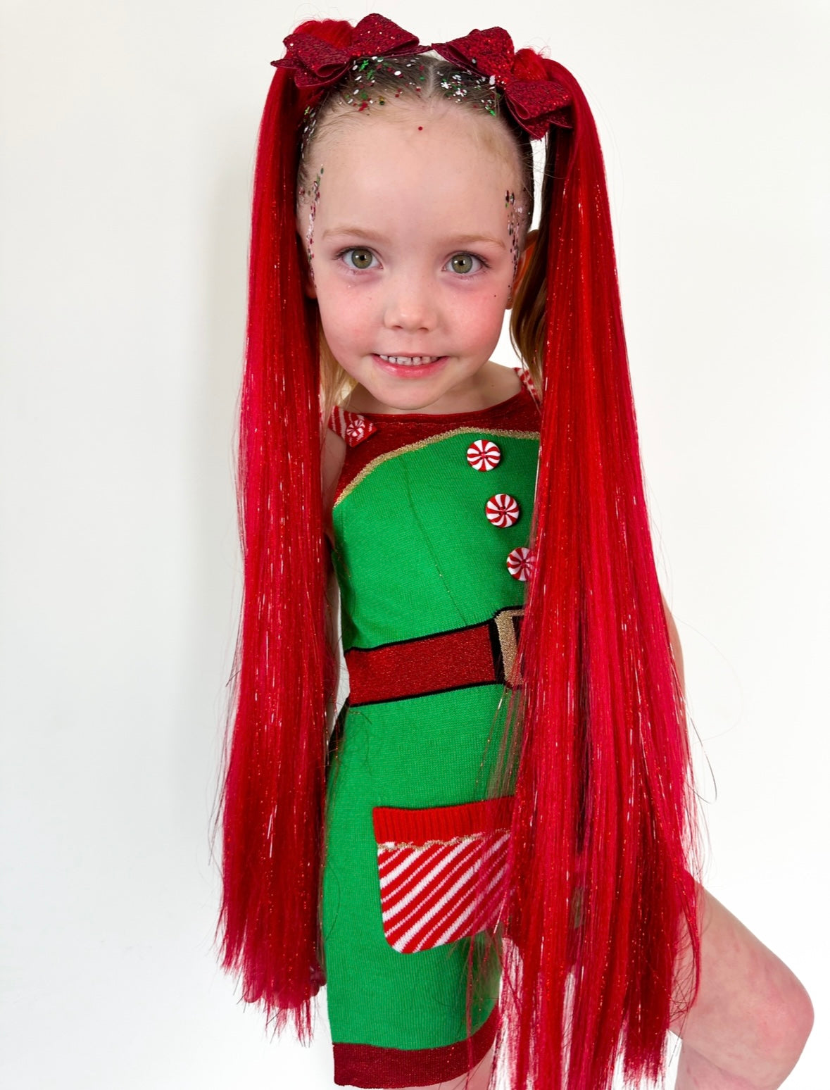 Rudolph Red Shimmer braid set