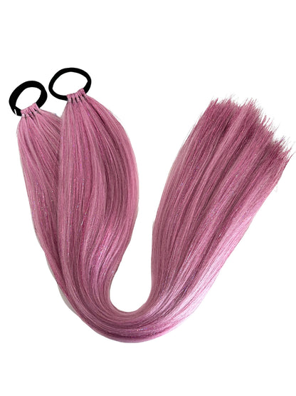 Pink fairy shimmer braid set