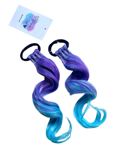 Mermaid MINI curled ponytail set