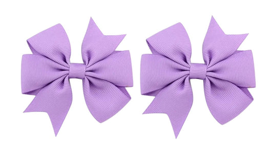 Light Purple hair bow set