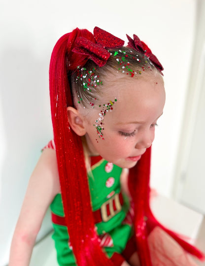 Rudolph Red Shimmer braid set