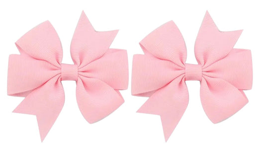 Light Pink hair bow set