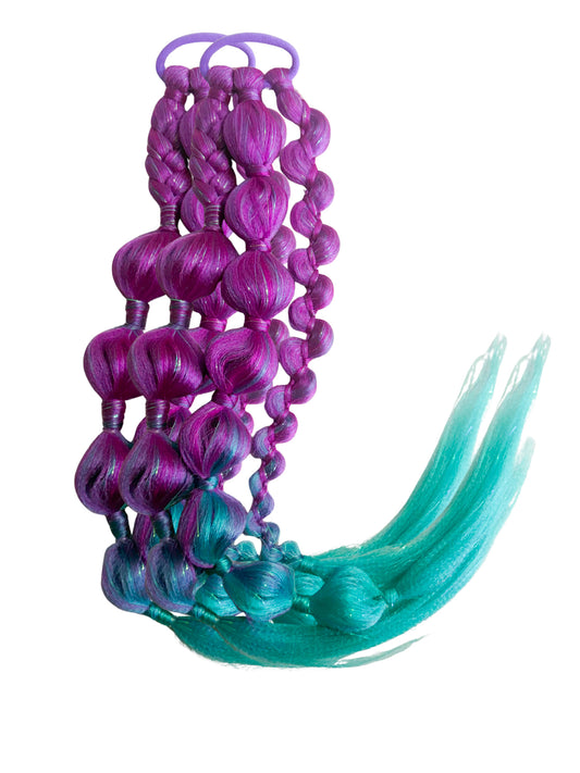 Mermaid LED light up Bubble Ponytail set