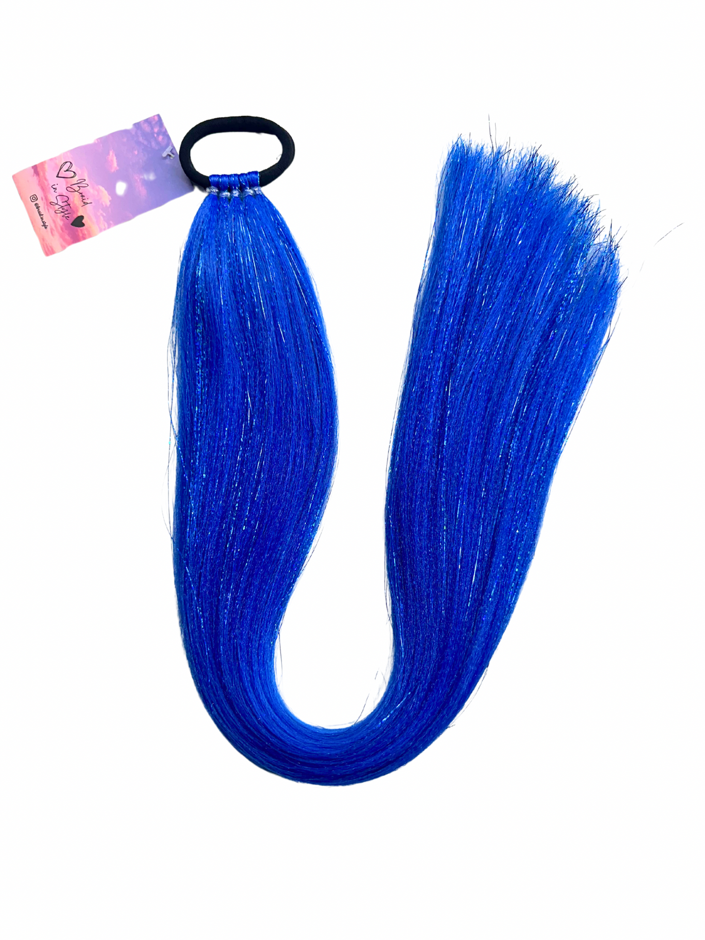 Blue shimmer braid