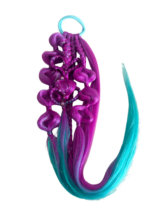 Mermaid Heart Bubble Ponytail