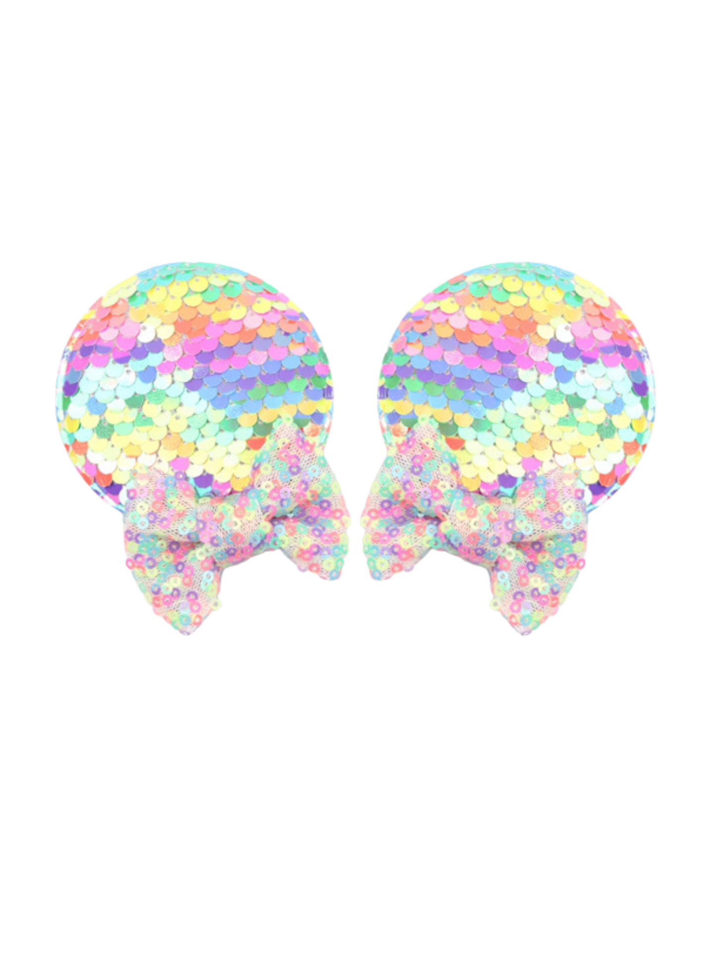 Rainbow clip in princess headbands