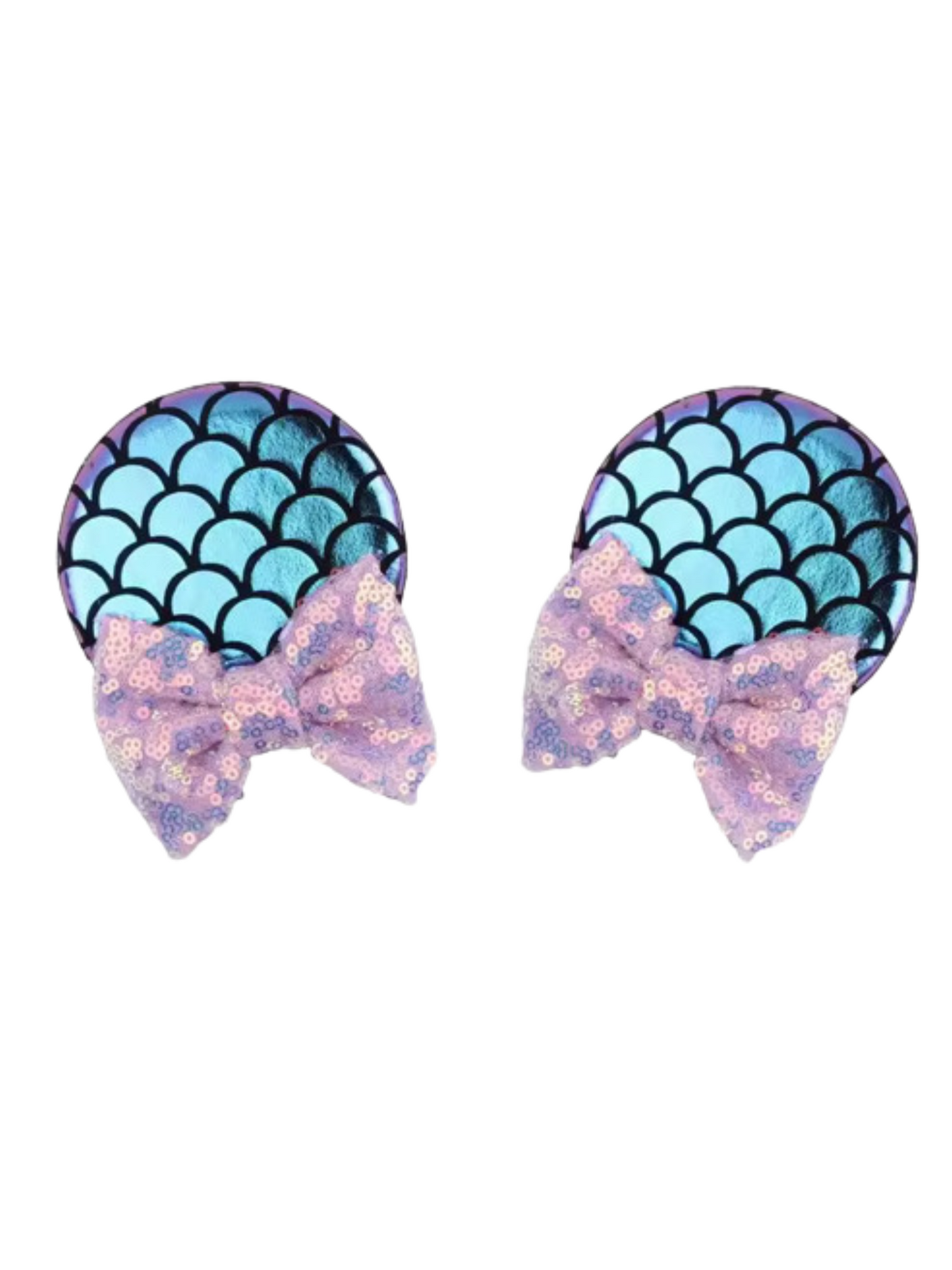 Mermaid clip in princess headbands