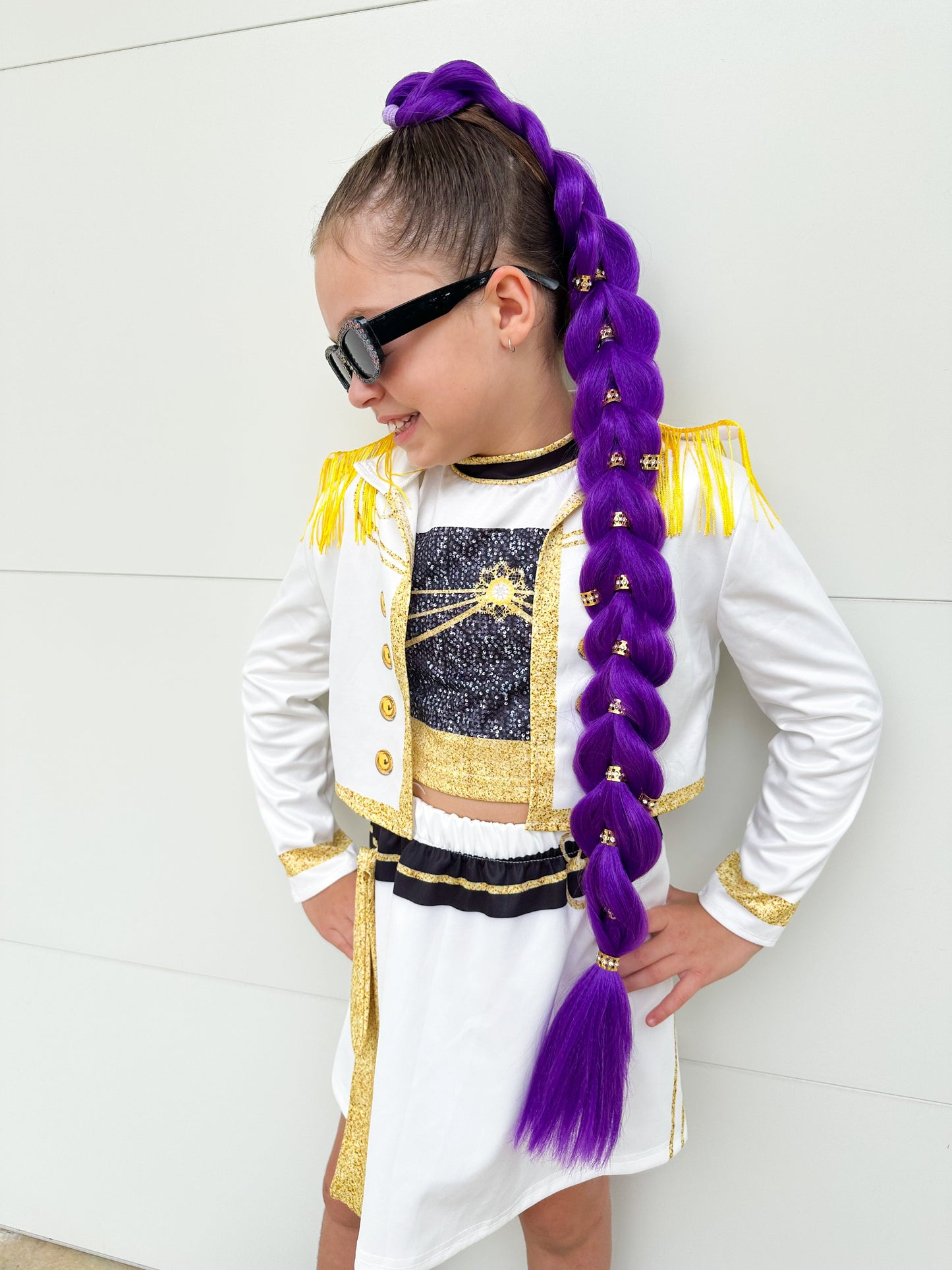 Kids white dress up costume