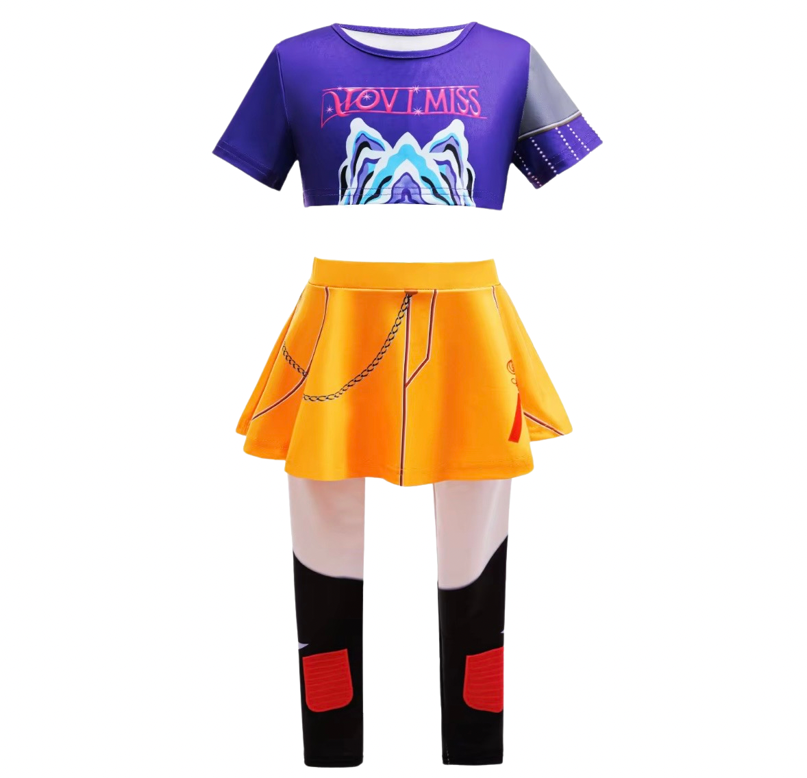 Kids two-piece dress up costume