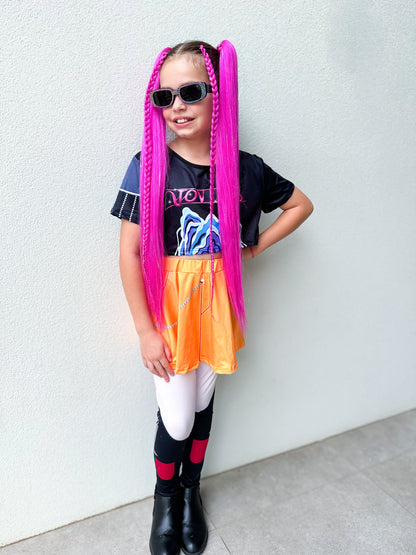 Kids two-piece dress up costume