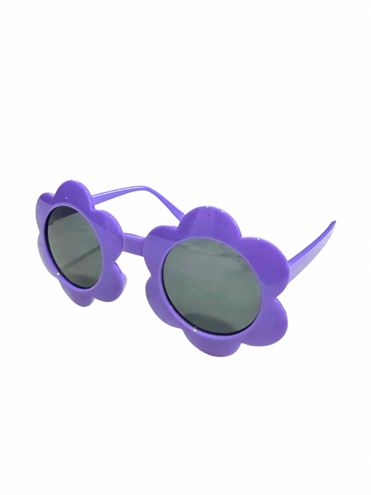 Kids flower sunglasses purple