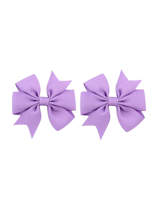 Light Purple hair bow set