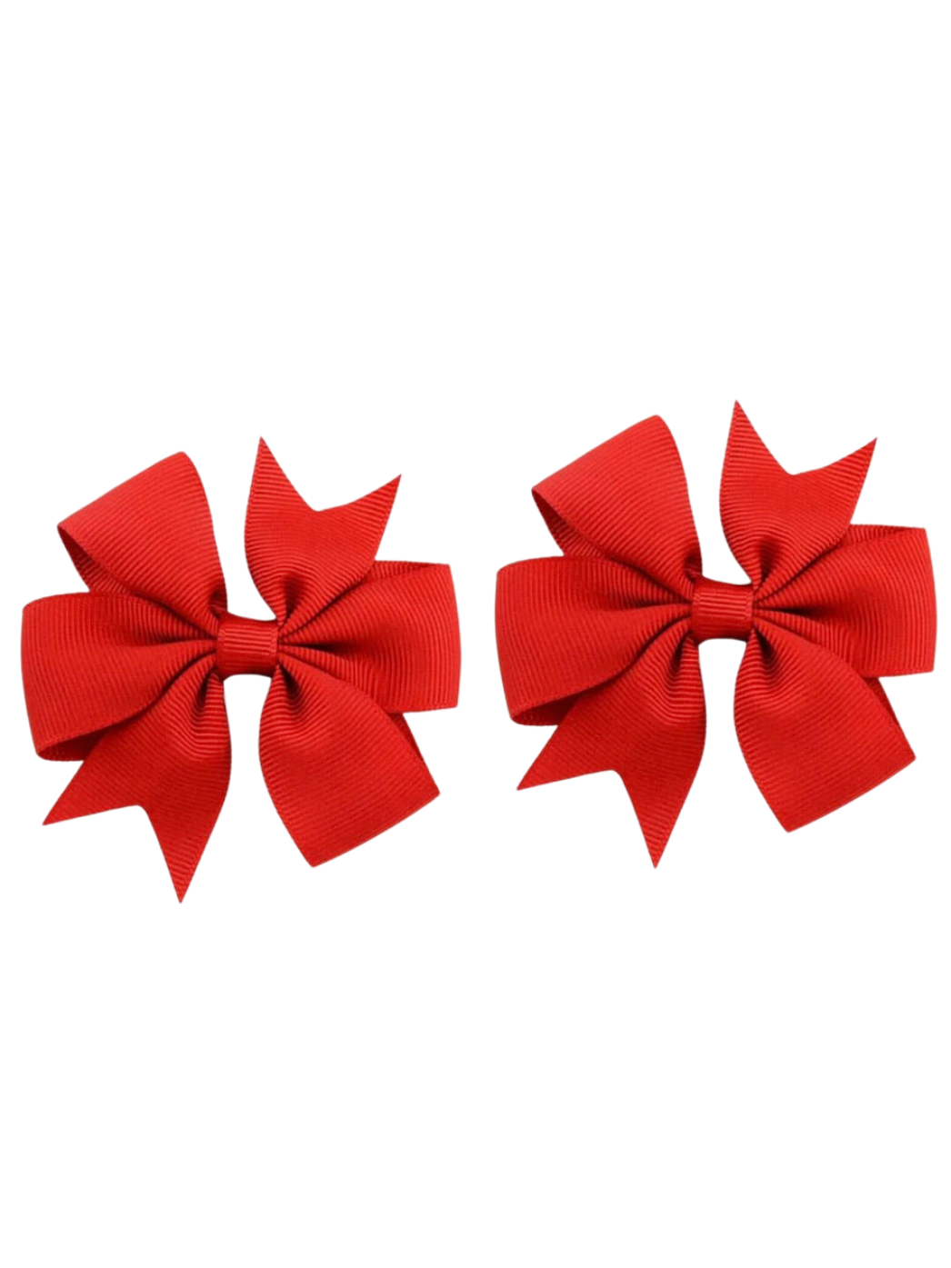 Red hair bow set