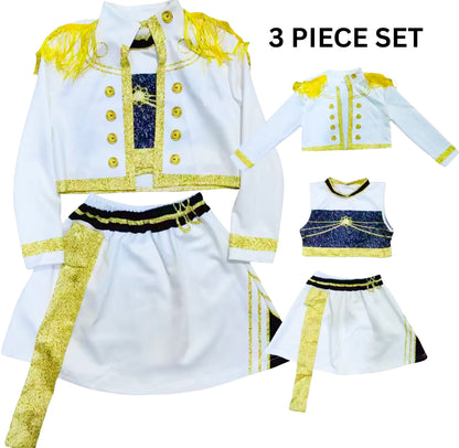 Kpop Golden Costume White (PRE-ORDER Due to arrive 7th March) *please note if you order other items they will be shipped together with this item.