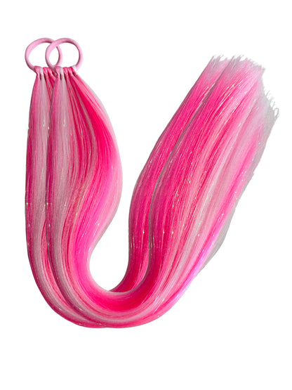 Pink Snow Queen braid set 60cm