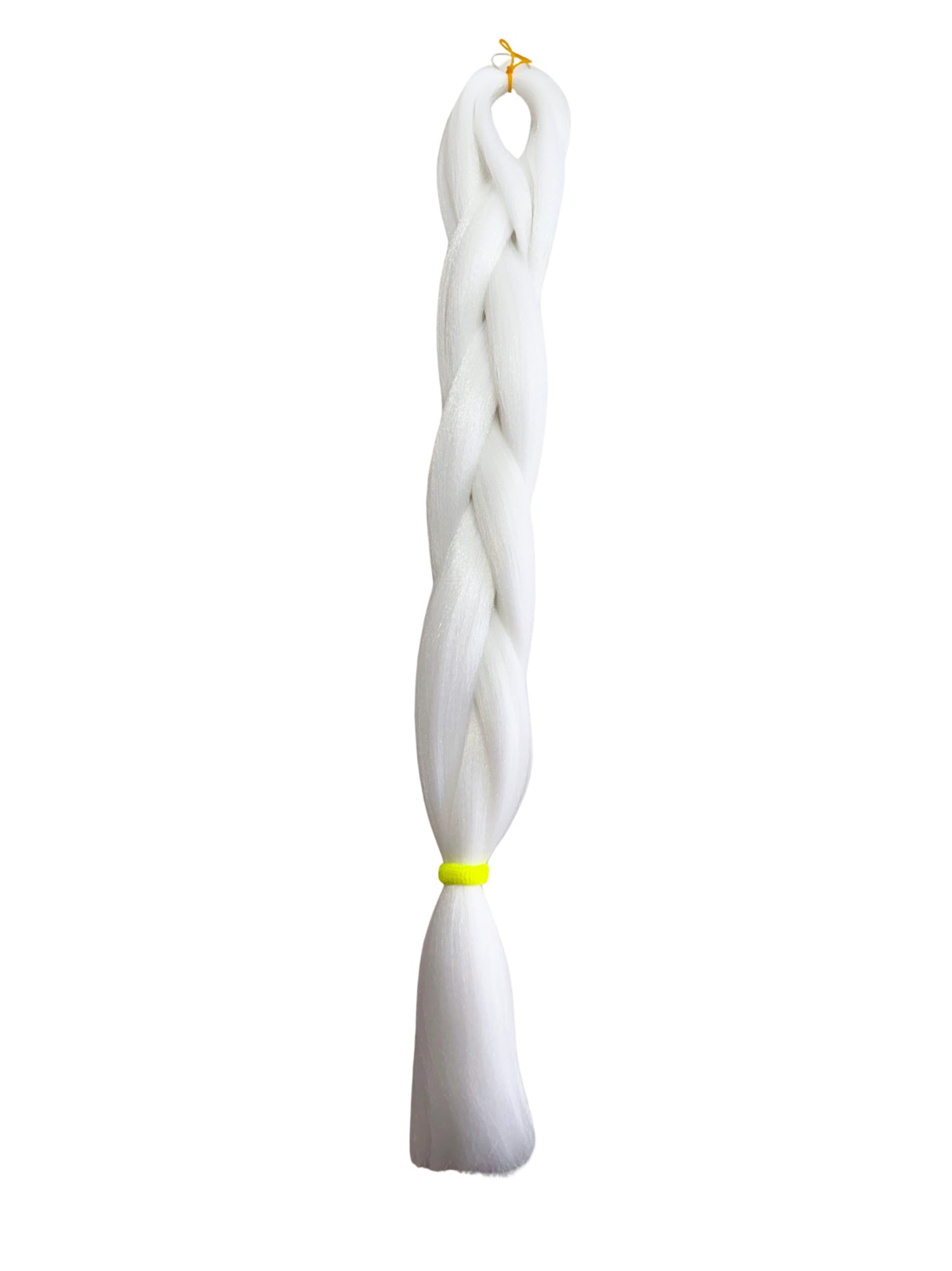 White Braiding hair