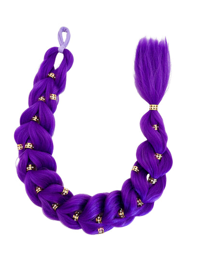 Purple XL Limited Edition Golden Clasp Dragon ponytail