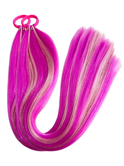 Pretty in pink shimmer braid set