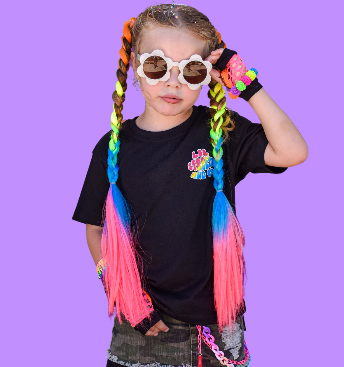 Aurora Rainbow Braid Set