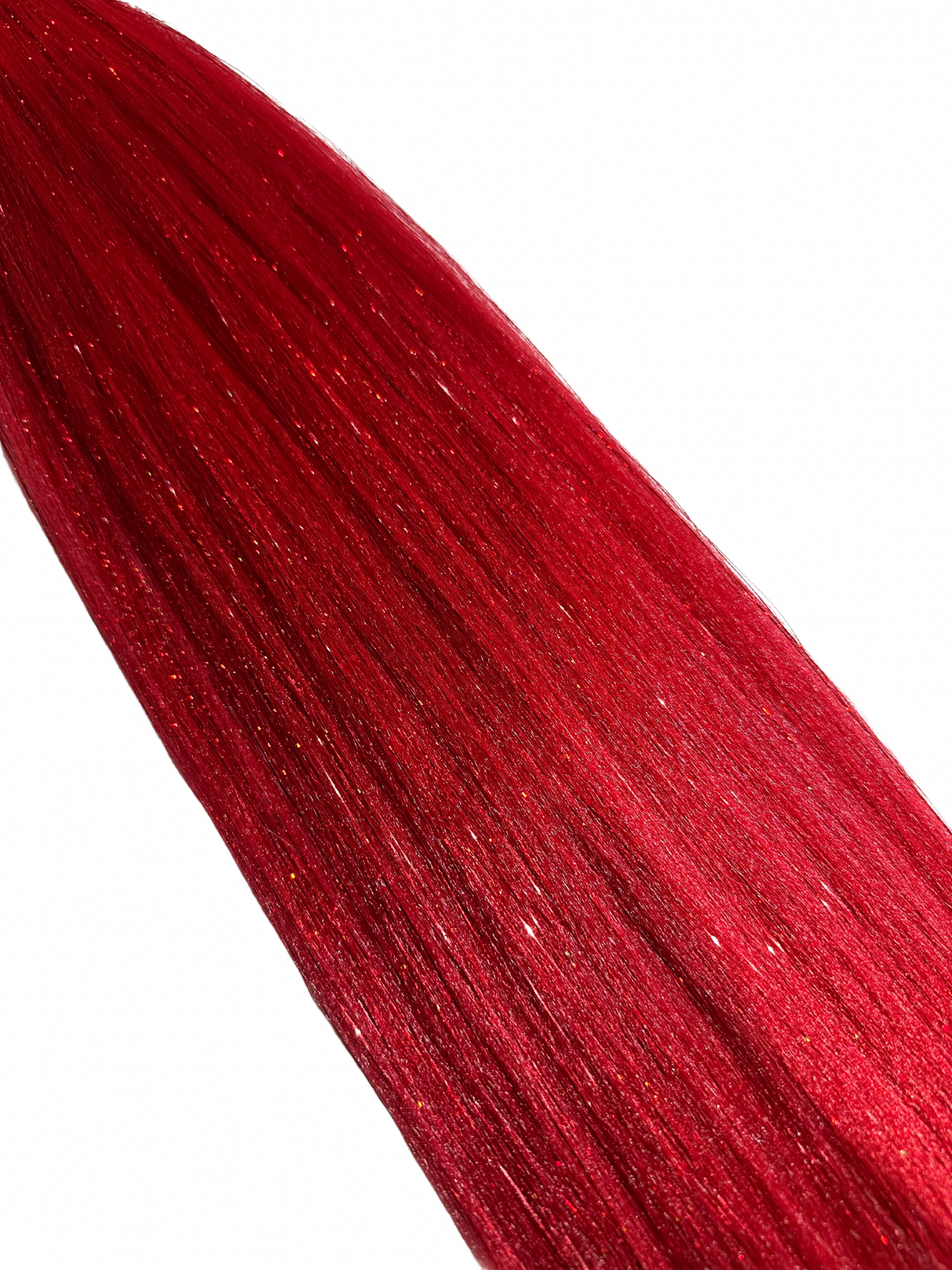 Red shimmer braid