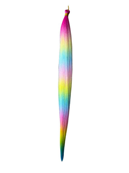 Pink Pastel Prism straight braiding hair