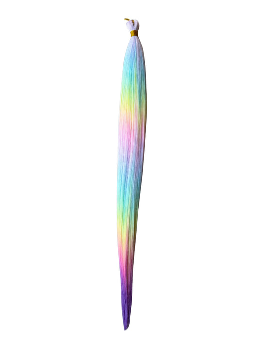 Pastel Prism straight braiding hair