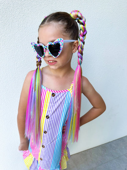 Electric Poppy braid set