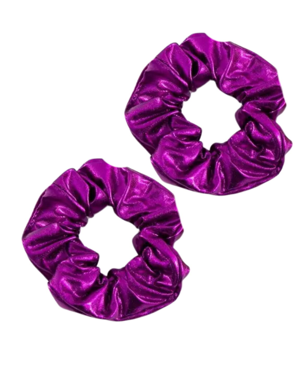 Purple Shimmer Scrunchie Set