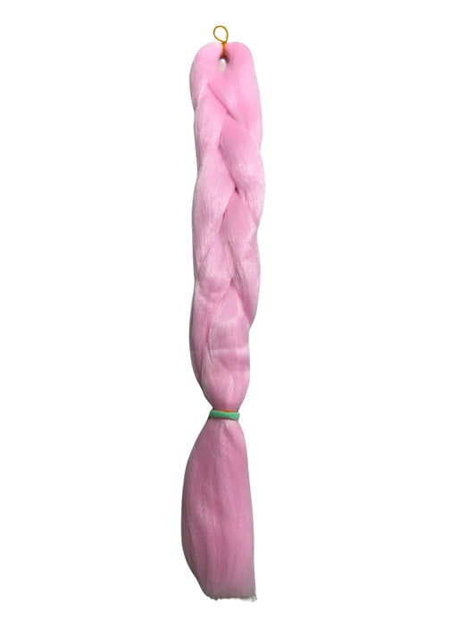 Glow in the dark - light pink Braiding hair