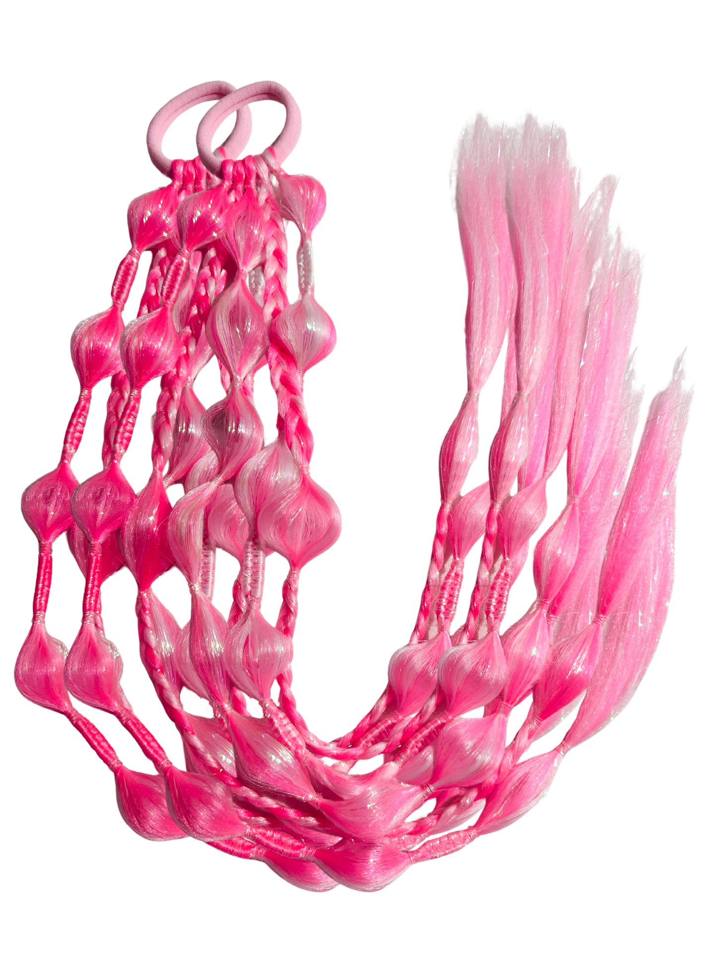 Merry Pink-mas bubble braid set