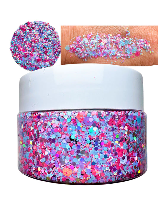 Bubblegum Glitter Gel 30ml